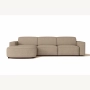 Olio Selezione Sofa w kształcie litery L Tkanina Raven 30